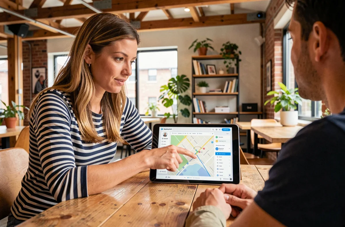 Spécialiste SEO local de Clic Clic Bang Bang améliorant la visibilité locale d'un commerce dans le Var
